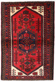 102X152 Hamadan Teppe Orientalsk Rød/Mørk Rosa (Ull, Persia/Iran) Carpetvista