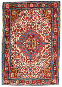  Perzisch Hamadan Fine Vloerkleed 65X95 Rood/Beige (Wol, Perzië/Iran)