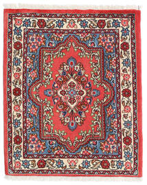 Alfombra Oriental Sarough 66X79 Rojo/Beige (Lana, Persia/Irán)