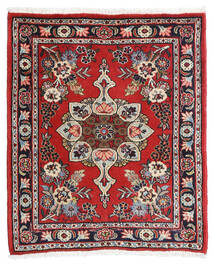  Persischer Hamadan Shahrbaf Teppich 65X80 Rot/Dunkelrot (Wolle, Persien/Iran)