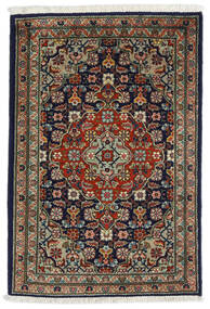 54X82 Tabriz Vloerkleed Oosters Bruin/Donkergrijs (Wol, Perzië/Iran) Carpetvista
