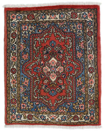  Persian Sarouk Rug 69X85 Brown/Dark Red Carpetvista