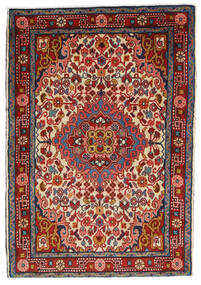  66X94 Hamadan Fine Vloerkleed Rood/Beige Perzië/Iran Carpetvista