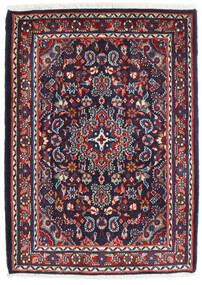  Hamadan Shahrbaf 72X100 Persischer Wollteppich Dunkellila/Rot Klein Carpetvista