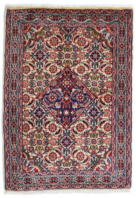 絨毯 サルーク 59X82 レッド/ダークパープル (ウール, ペルシャ/イラン)