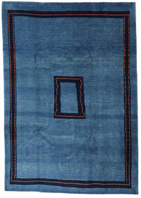 Loribaft Fine Persisch Teppich 205X295 Dunkelblau/Blau Wolle, Persien/Iran Carpetvista