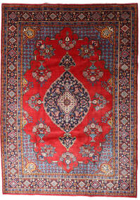  Orientalischer Wiss Teppich 215X305 Rot/Dunkelrosa Wolle, Persien/Iran Carpetvista