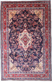  Persialainen Hamadan Shahrbaf Matot 205X318 Tummanvioletti/Punainen Carpetvista