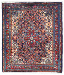  Persischer Sarough Teppich 67X76 Rot/Dunkellila (Wolle, Persien/Iran)