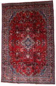 208X310 Hamadan Shahrbaf Teppe Orientalsk Mørk Rød/Rød (Ull, Persia/Iran) Carpetvista