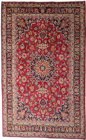 Alfombra Persa Mashad 195X310 Rojo/Rojo Oscuro (Lana, Persia/Irán)