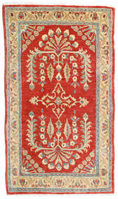 78X135 Alfombra Oriental Sarough Rojo/Beige (Lana, Persia/Irán) Carpetvista