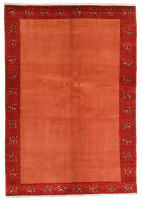 139X202 Tappeto Loribaft Fine Persia Moderno Rosso/Arancione (Lana, Persia/Iran) Carpetvista