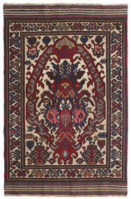 絨毯 キリム ゴルバリヤスタ 100X160 ダークレッド/ベージュ (ウール, アフガニスタン)