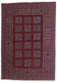  Orientalisk Kelim Golbarjasta Matta 100X140 Mörkröd/Röd Ull, Afghanistan Carpetvista