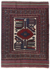 95X130 絨毯 キリム ゴルバリヤスタ オリエンタル ダークピンク/ダークレッド (ウール, アフガニスタン) Carpetvista