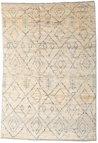 163X237 絨毯 Moroccan Berber - Afghanistan モダン ベージュ/グレー (ウール, アフガニスタン) Carpetvista