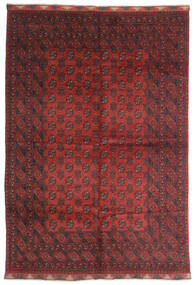 Afghan Fine Rug 197X284 Red/Dark Red Wool, Afghanistan Carpetvista
