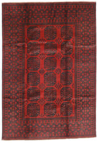 Afghan Fine Rug 203X293 Red/Dark Red Wool, Afghanistan Carpetvista