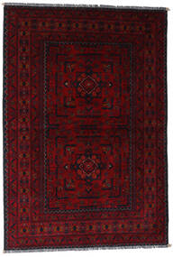 絨毯 オリエンタル アフガン Khal Mohammadi 103X150 ダークレッド (ウール, アフガニスタン)