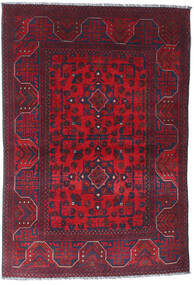  Afghan Khal Mohammadi Matot 101X148 Tummanpunainen/Punainen Carpetvista