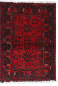  アフガン Khal Mohammadi 絨毯 102X140 ウール ダークレッド 小 Carpetvista