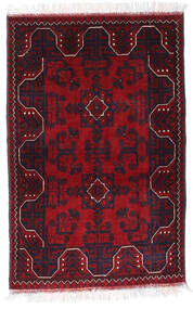 83X127 Afghan Khal Mohammadi Vloerkleed Oosters Donkerrood/Donker Roze (Wol, Afghanistan) Carpetvista
