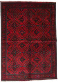 絨毯 アフガン Khal Mohammadi 168X232 ダークレッド/レッド (ウール, アフガニスタン)