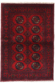 Tappeto Orientale Afghan Khal Mohammadi 99X144 Rosso Scuro/Rosso (Lana, Afghanistan)