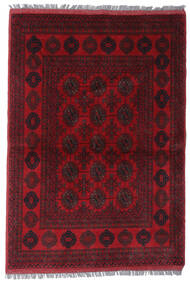 Tappeto Orientale Afghan Khal Mohammadi 101X145 Rosso Scuro/Rosso (Lana, Afghanistan)