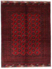 154X195 Afghan Fine Matot Matto Itämainen Tummanpunainen/Punainen (Villa, Afganistan) Carpetvista