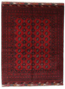 154X195 Afghan Fine Vloerkleed Oosters Donkerrood/Rood (Wol, Afghanistan) Carpetvista