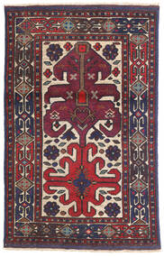  Orientalischer Kelim Golbarjasta Teppich 90X135 Rot/Dunkelrosa Wolle, Afghanistan Carpetvista
