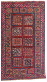 85X145 絨毯 キリム ゴルバリヤスタ オリエンタル レッド/ダークパープル (ウール, アフガニスタン) Carpetvista
