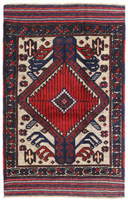90X140 Tapete Oriental Kilim Golbarjasta Cinza Escuro/Vermelho (Lã, Afeganistão) Carpetvista