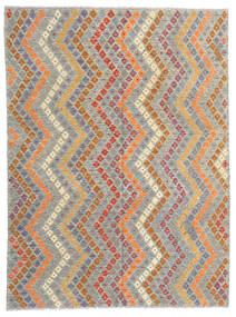 Kelim Afghan Old Stil Teppich 179X249 Grau/Gelb Wolle, Afghanistan Carpetvista