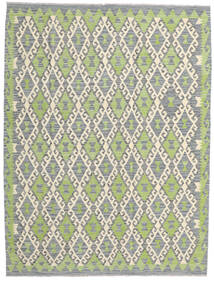  Kelim Afghan Old Style Teppe 177X233 Grå/Grønn Carpetvista
