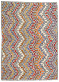 173X250 Tapis Kilim Afghan Old Style D'orient Gris/Gris Clair (Laine, Afghanistan) Carpetvista