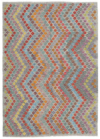 Kelim Afghan Old Stil Teppich 173X245 Grau/Rot Wolle, Afghanistan Carpetvista