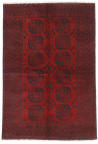 Tapis Afghan Fine 160X232 Rouge Foncé (Laine, Afghanistan)