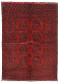 172X240 Afghan Fine Matta Orientalisk Mörkröd/Röd (Ull, Afghanistan) Carpetvista