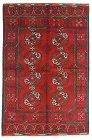 Tappeto Afghan Fine 165X246 Rosso/Rosso Scuro (Lana, Afghanistan)