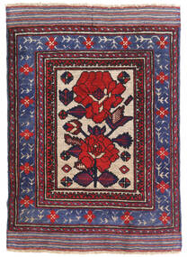 絨毯 オリエンタル キリム ゴルバリヤスタ 95X137 レッド/ダークピンク (ウール, アフガニスタン)