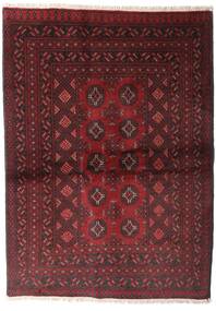  Afghan Fine Covor 103X146 Dark Red/Roşu Carpetvista