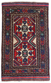  Orientalischer Kelim Golbarjasta Teppich 90X140 Dunkelrosa/Rot Wolle, Afghanistan Carpetvista