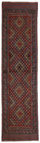 64X240 絨毯 キリム ゴルバリヤスタ オリエンタル 廊下 カーペット ダークレッド/茶色 (ウール, アフガニスタン) Carpetvista