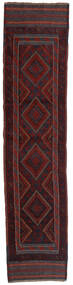  Oriental Kilim Golbarjasta Rug 58X247 Runner
 Dark Red/Brown Wool, Afghanistan Carpetvista