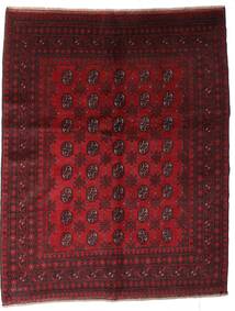 150X188 Afghan Fine Matta Orientalisk Mörkröd/Röd (Ull, Afghanistan) Carpetvista