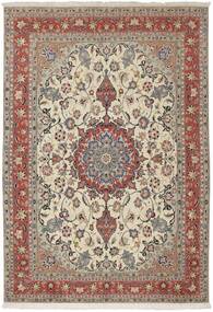 絨毯 ペルシャ タブリーズ 50 Raj 154X224 茶色/ライトグレー (ウール, ペルシャ/イラン)