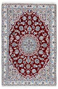 Alfombra Nain Fine 9La 98X146 Rojo Oscuro/Gris (Lana, Persia/Irán)